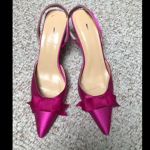 J. Crew Hot Pink Heels